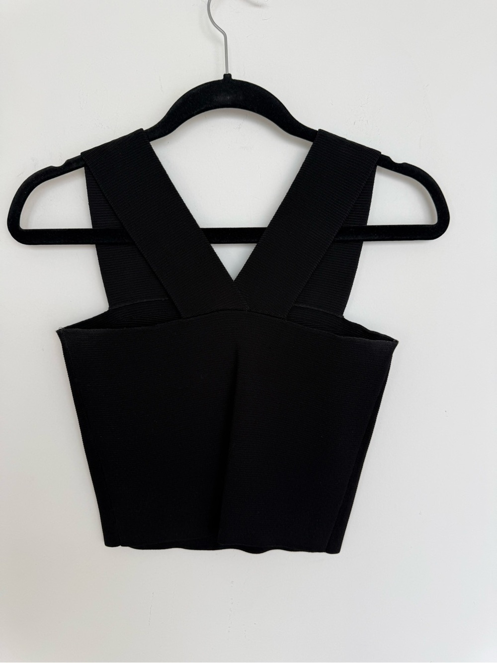 A.L.C. Lia Fitted Knit Cropped Tank Top Size Small - Picture 8 of 10
